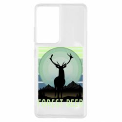 Чехол для Samsung S21 Ultra Forest deer - PrintSalon