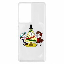 Чехол для Samsung S21 Ultra Gravity falls: happy new year - PrintSalon