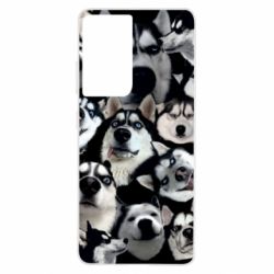 Чохол для Samsung S21 Ultra Husky Emotions - PrintSalon