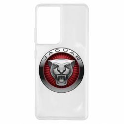 Чехол для Samsung S21 Ultra Jaguar Logo circle - PrintSalon