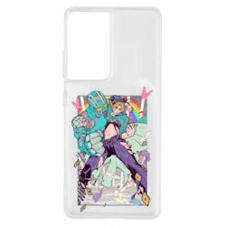 Чехол для Samsung S21 Ultra Jojo's bizzare poster - PrintSalon