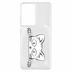 Чехол для Samsung S21 Ultra Котейка - PrintSalon