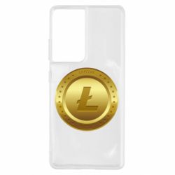 Чехол для Samsung S21 Ultra Litecoin coin-PrintSalon Чехол для Samsung S21 Ultra Litecoin coin