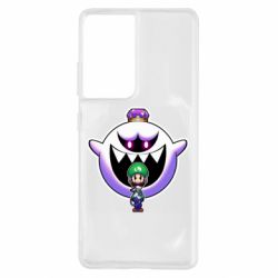 Чохол для Samsung S21 Ultra Luigi and King Boo - PrintSalon