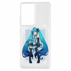 Чехол для Samsung S21 Ultra Miku art - PrintSalon