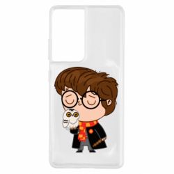 Чехол для Samsung S21 Ultra Милый Гарри с совой - PrintSalon
