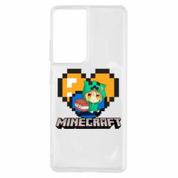 Чохол для Samsung S21 Ultra Minecraft Girl - PrintSalon