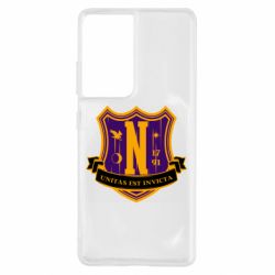 Чохол для Samsung S21 Ultra Nevermore Academy Logo - PrintSalon