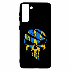 Чохол для Samsung S21 Ultra Punisher Coat of arms of Ukraine - PrintSalon