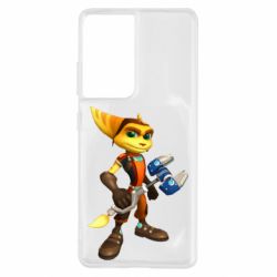 Чохол для Samsung S21 Ultra Ratchet & Clank game - PrintSalon