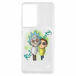 Чехол для Samsung S21 Ultra Rick and Morty voodoo doll - PrintSalon