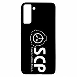 Чохол для Samsung S21 Ultra SCP logo text - PrintSalon