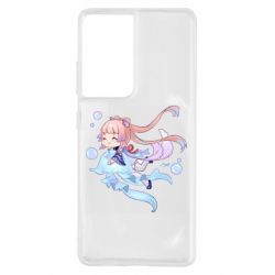 Чохол для Samsung S21 Ultra Swimming Kokomi - PrintSalon