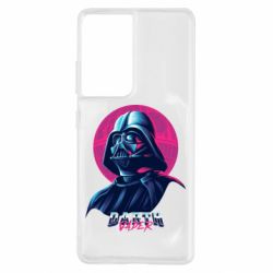Чехол для Samsung S21 Ultra Synthwave Darth Vader - PrintSalon