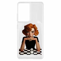 Чехол для Samsung S21 Ultra The Queen's Gambit art - PrintSalon