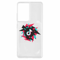 Чехол для Samsung S21 Ultra Tik tok vector - PrintSalon