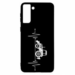 Чехол для Samsung S21 Ultra Трактор импульс - PrintSalon