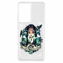 Чехол для Samsung S21 Ultra Уэнздей арт - PrintSalon