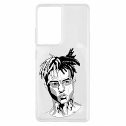 Чехол для Samsung S21 Ultra XXXTentacion Monochrome Art - PrintSalon