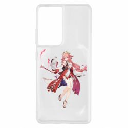 Чохол для Samsung S21 Ultra Яэ Мико арт - PrintSalon