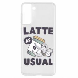 Чехол для Samsung S21+ Usual milk - PrintSalon