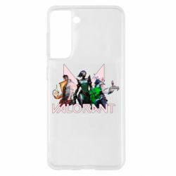 Чехол для Samsung S21 Valorant characters - PrintSalon