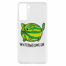Чехол для Samsung S21+ Watermeowloon - PrintSalon