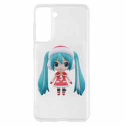 Чехол для Samsung S21 Winter Hatsune Miku - PrintSalon