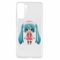 Чохол для Samsung S21+ Winter Hatsune Miku-PrintSalon Чохол для Samsung S21+ Winter Hatsune Miku