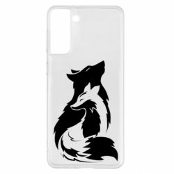 Чехол для Samsung S21+ Wolf And Fox - PrintSalon