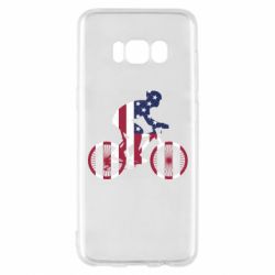 Чехол для Samsung S8 American cyclist - PrintSalon