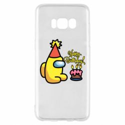 Чохол для Samsung S8 Among Us Happy Birthday - PrintSalon