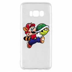 Чехол для Samsung S8 Cute Mario with turtle - PrintSalon