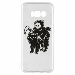 Чохол для Samsung S8 Death and cat - PrintSalon