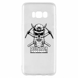 Чехол для Samsung S8 Deep Rock Galactic skull - PrintSalon