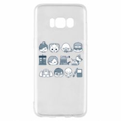 Чехол для Samsung S8 Doctor who icons - PrintSalon