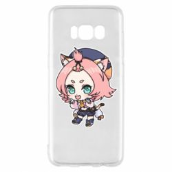 Чехол для Samsung S8 Genshin Impact chibi Diona - PrintSalon