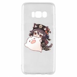 Чехол для Samsung S8 Hu Tao cat - PrintSalon