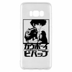 Чехол для Samsung S8 Ковбой Бибоп с ружьем - PrintSalon