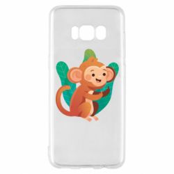 Чехол для Samsung S8 Monkey. Fuck You - PrintSalon