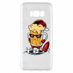 Чехол для Samsung S8 New Year's beer - PrintSalon