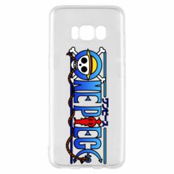 Чехол для Samsung S8 One Piece Logo Skull - PrintSalon