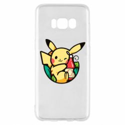 Чехол для Samsung S8 Pikachu with ketchup - PrintSalon
