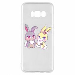 Чехол для Samsung S8 Rabbits In Love - PrintSalon