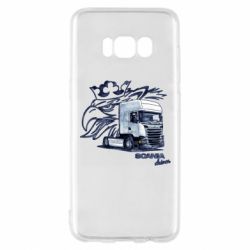 Чехол для Samsung S8 Scania watercolor art - PrintSalon