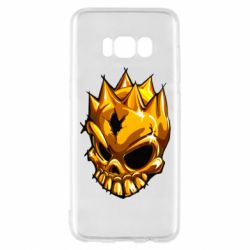 Чехол для Samsung S8 Standoff - Gold Skull - PrintSalon