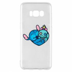 Чехол для Samsung S8 Стич с куклой - PrintSalon