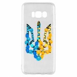 Чехол для Samsung S8 Тризуб цветы Украина