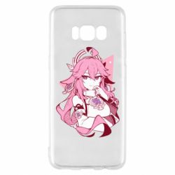 Чехол для Samsung S8 Yae Miko portrait - PrintSalon