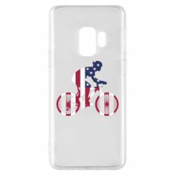 Чехол для Samsung S9 American cyclist - PrintSalon